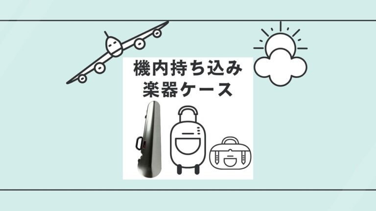 2024年最新情報】バイオリン 機内持ち込み可能な ケースは？